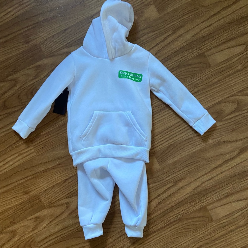 Kids “social distancing” Jumpsuit 2T